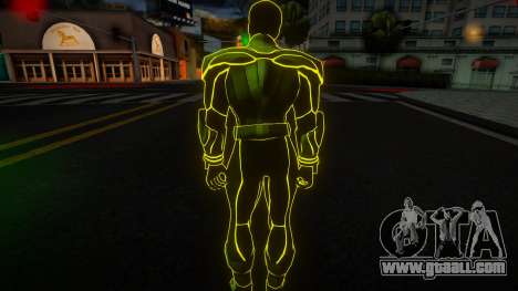 Green Lantern (Yellow) for GTA San Andreas