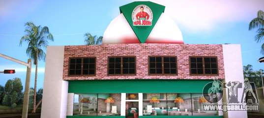 Papa Johns Pizzeria for GTA Vice City
