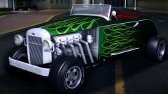 1932 Ford Roadster Hot Rod - Green Flame for GTA Vice City
