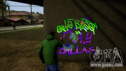 Realistic Gangs Graffitis Sanded for GTA San Andreas Definitive Edition