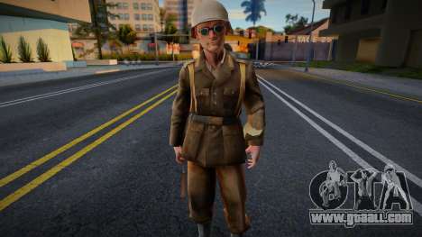 German Soldier (Africa) V3 from Call of Duty 2 for GTA San Andreas