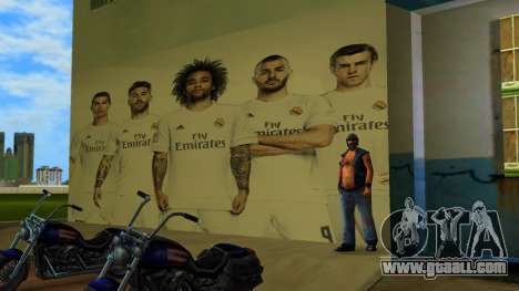Real Madrid Wallpaper v5 for GTA Vice City