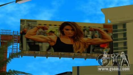 Fitness Girls On Billboard for GTA Vice City