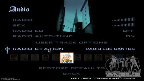 New radio station icons 1 for GTA San Andreas