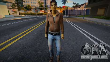 Zoe (Alyx HL2) from Left 4 Dead for GTA San Andreas