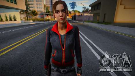 Zoe in Black and Red from Left 4 Dead for GTA San Andreas
