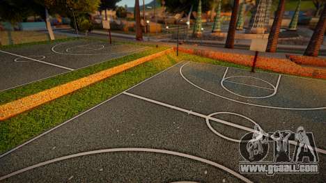 New textures for the basketball court for GTA San Andreas