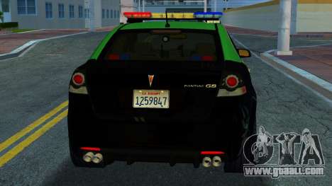 Pontiac G8 GXP LAPD (Base) for GTA Vice City