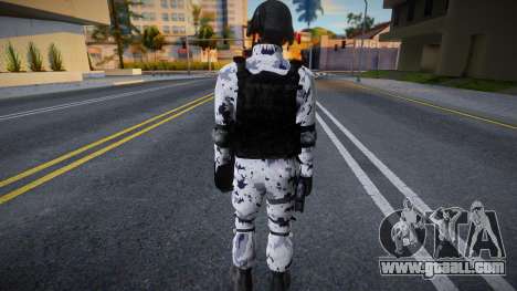 Soldier of the National Guard of Mexico for GTA San Andreas