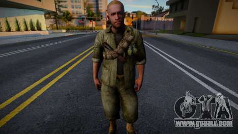 American Soldier from CoD WaW v8 for GTA San Andreas