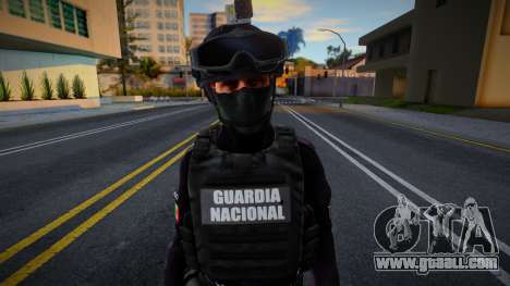 Soldier from the National Guard of Mexico v1 for GTA San Andreas