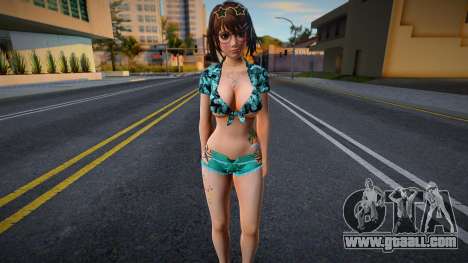 DOAXVV Tsukushi - Loco Moco Vacation for GTA San Andreas