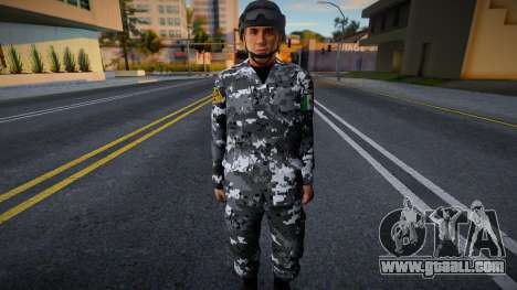 Soldier from Fuerza Única Jalisco v3 for GTA San Andreas