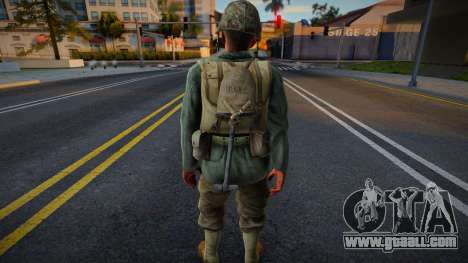 American Soldier from CoD WaW v6 for GTA San Andreas