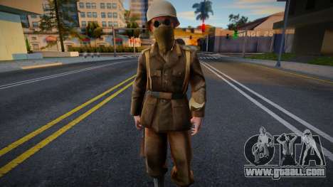 German Soldier (Africa) V2 from Call of Duty 2 for GTA San Andreas