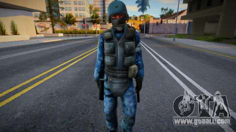 Gsg9 (Russian Police) from Counter-Strike Source for GTA San Andreas