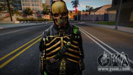 Skeleton costume for GTA San Andreas