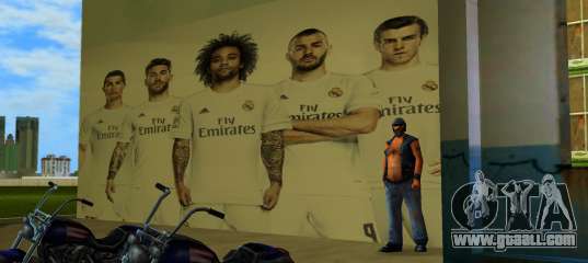 Real Madrid Wallpaper v5 for GTA Vice City