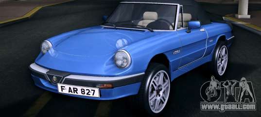 Alfa Romeo Spider 1986 v2 for GTA Vice City