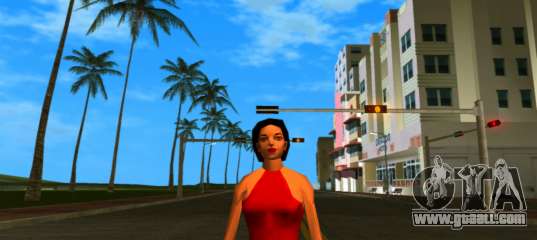 Girl in an evening dress for GTA Vice City