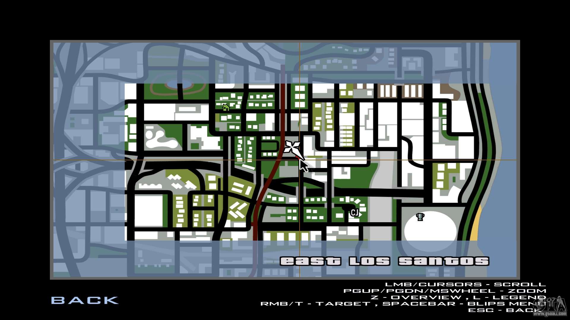 Scroll Paintings Video Games The Map Of Gta San Andreas : Los