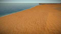 Textures of sand on the beach in San Fierro for GTA San Andreas