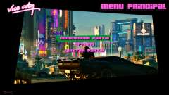 Cyberpunk 2077 menu for GTA Vice City
