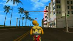 Isabelle from Animal Crossing (Red) for GTA Vice City