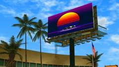 Retrowave billboard for GTA Vice City