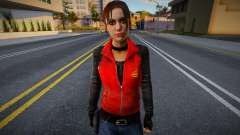 Zoe in red clothes from Left 4 Dead for GTA San Andreas