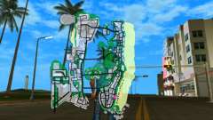 Map in-game for GTA Vice City
