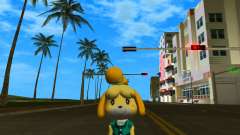 Isabelle from Animal Crossing (Teal) for GTA Vice City