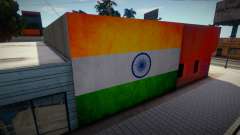 Indian Flag Wallgraffiti for GTA San Andreas