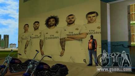 Real Madrid Wallpaper v5 for GTA Vice City