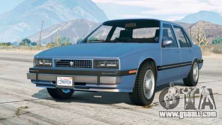 Cadillac Cimarron 1982〡add-on for GTA 5