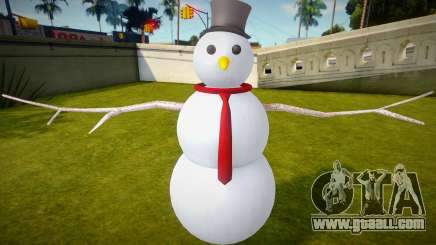 Make a snowman for GTA San Andreas