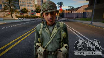 American Soldier from CoD WaW v6 for GTA San Andreas