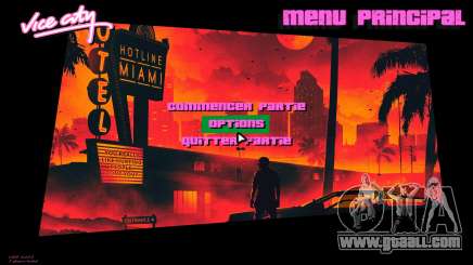 Retrowave Menu v1 for GTA Vice City