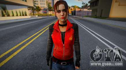 Zoe in red clothes from Left 4 Dead for GTA San Andreas