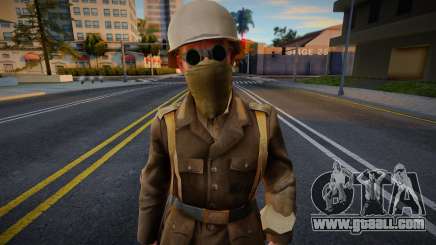 German Soldier (Africa) V2 from Call of Duty 2 for GTA San Andreas