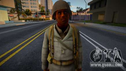 Black Soldier of World War II for GTA San Andreas