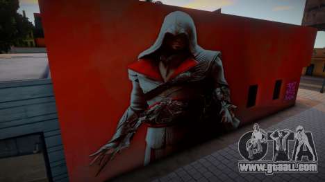 Ezio Auditore Mural v2 for GTA San Andreas