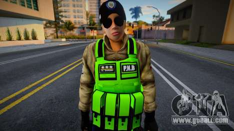 Policeman from PNB ANTIGUA V5 for GTA San Andreas