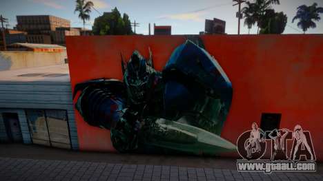 Optimus Prime TF5 Murals v1 for GTA San Andreas