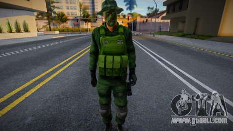 Soldier of the 33rd Caribbean Brigade for GTA San Andreas