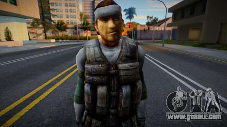 Guerilla (Solid Snake) from Counter-Strike Sourc for GTA San Andreas
