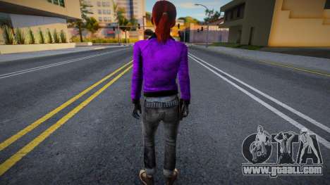 Zoe (Purple Leather) from Left 4 Dead for GTA San Andreas