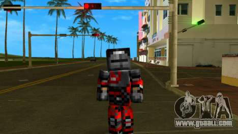 Steve Body Tesla Soldier for GTA Vice City