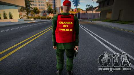 Brazilian soldier from Guardia del Pueblo V1 for GTA San Andreas