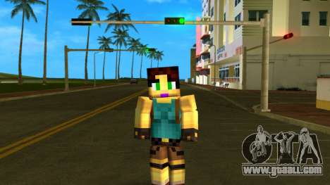 Steve Body Lara Croft for GTA Vice City